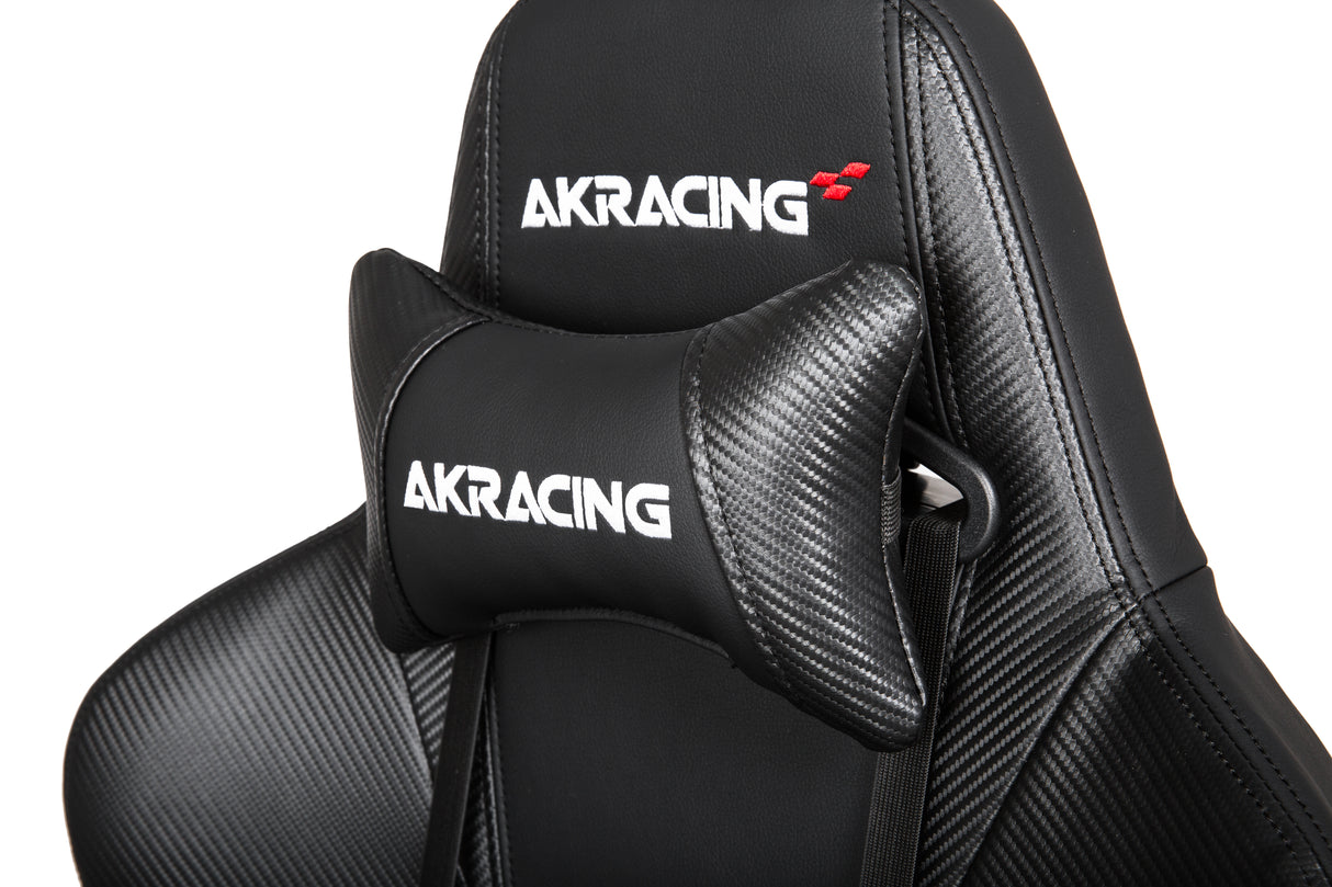 AKRacing Premiumシリーズ ゲーミングチェア オフィスチェア カーボンブラック/レイブン/シルバー AKR-PREMIUM/LOW-CARBON_BLACK