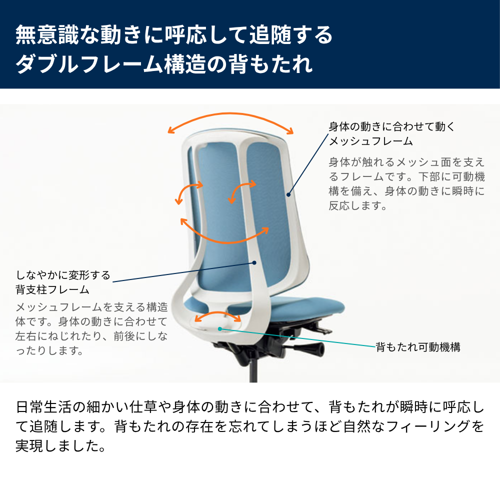 UCHIDA(内田洋行) Reflek(リーフレク) ハイバック ブラックフレーム