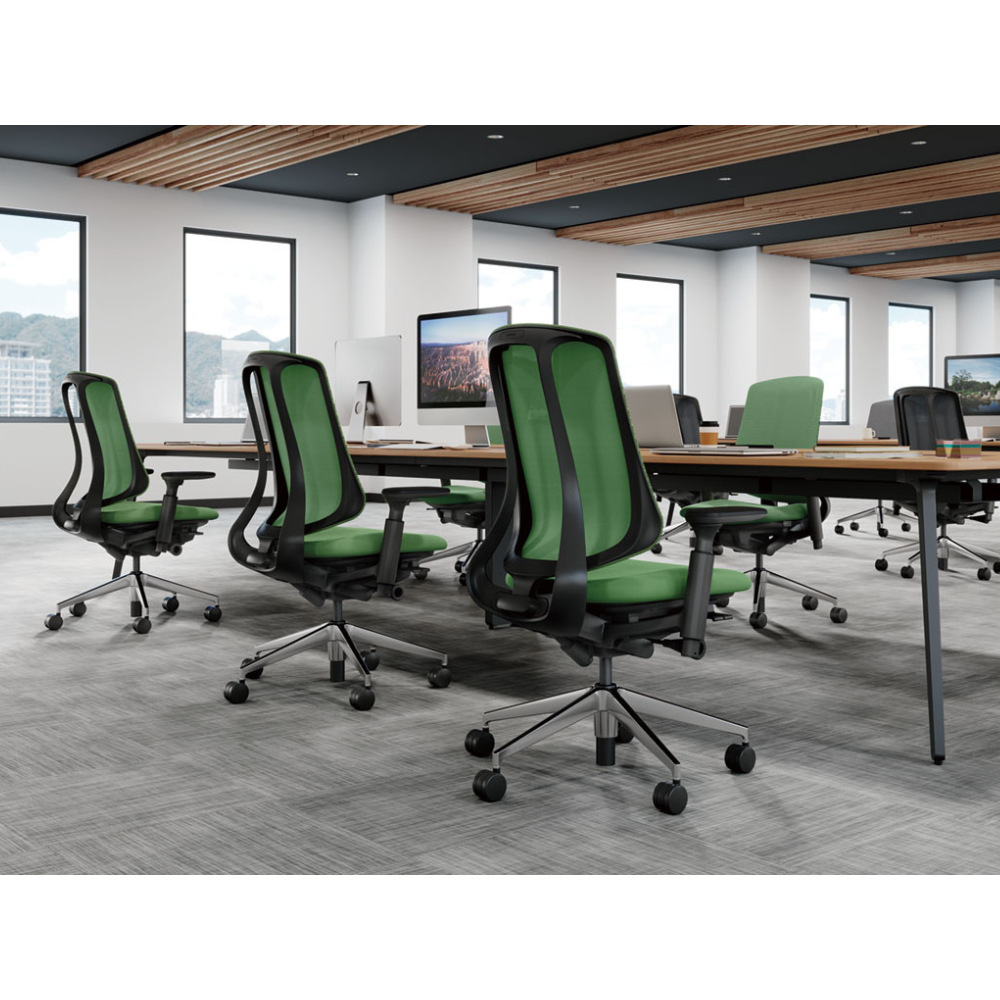 UCHIDA(内田洋行) Reflek(リーフレク) ハイバック ブラックフレーム