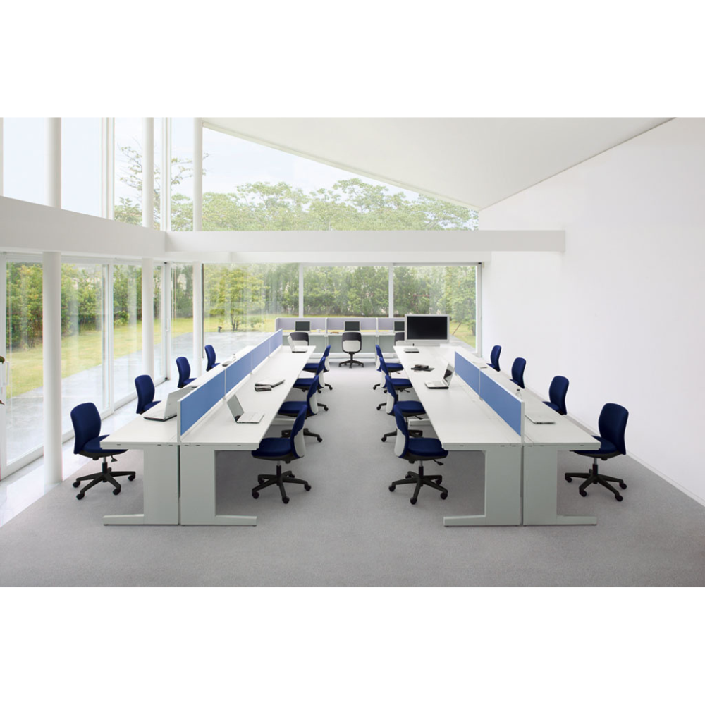 UCHIDA(内田洋行) SCAENA(スカエナ) 平デスク(奥行800mm) Kタイプ 引出し付き