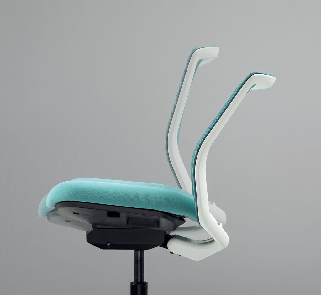 内田洋行 CARISSA2(カリッサ2) ミドルバック ツートン背ライトグレイタイプ メッシュチェア