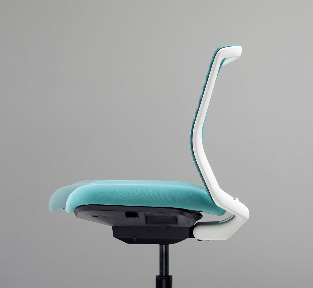 内田洋行 CARISSA2(カリッサ2) ミドルバック ツートン背ライトグレイタイプ メッシュチェア