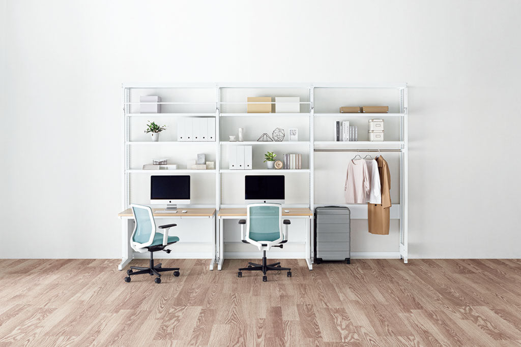 内田洋行 CARISSA2(カリッサ2) ミドルバック ツートン背ライトグレイタイプ メッシュチェア