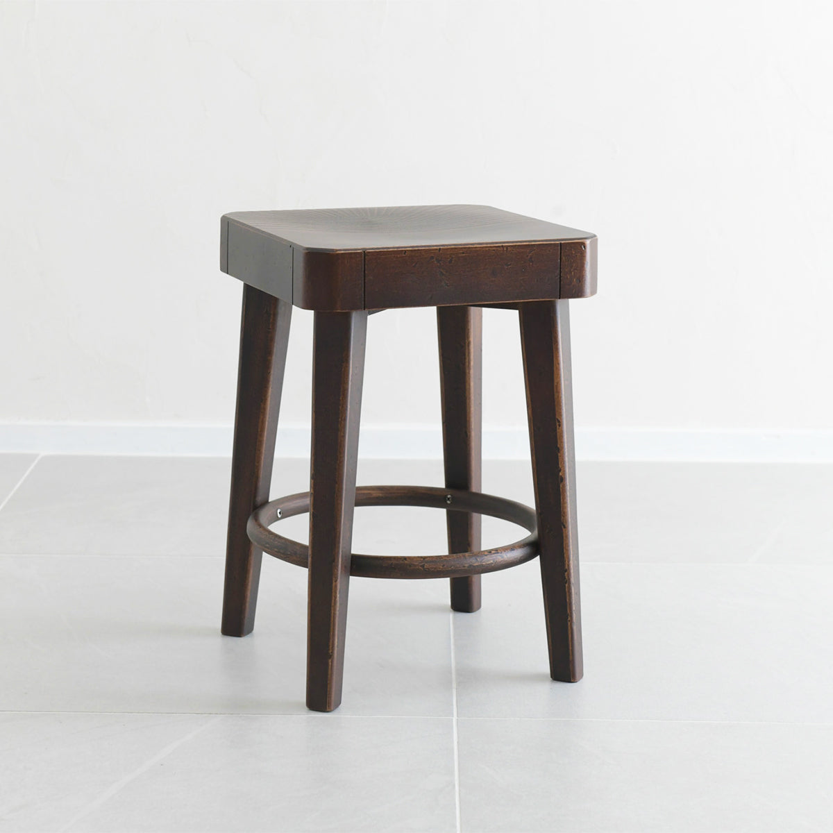 HUTTEN(ハッテン) 707/46 スツール アンティーク 木製 カウンター チェア ダイニング カフェ 飲食店 店舗