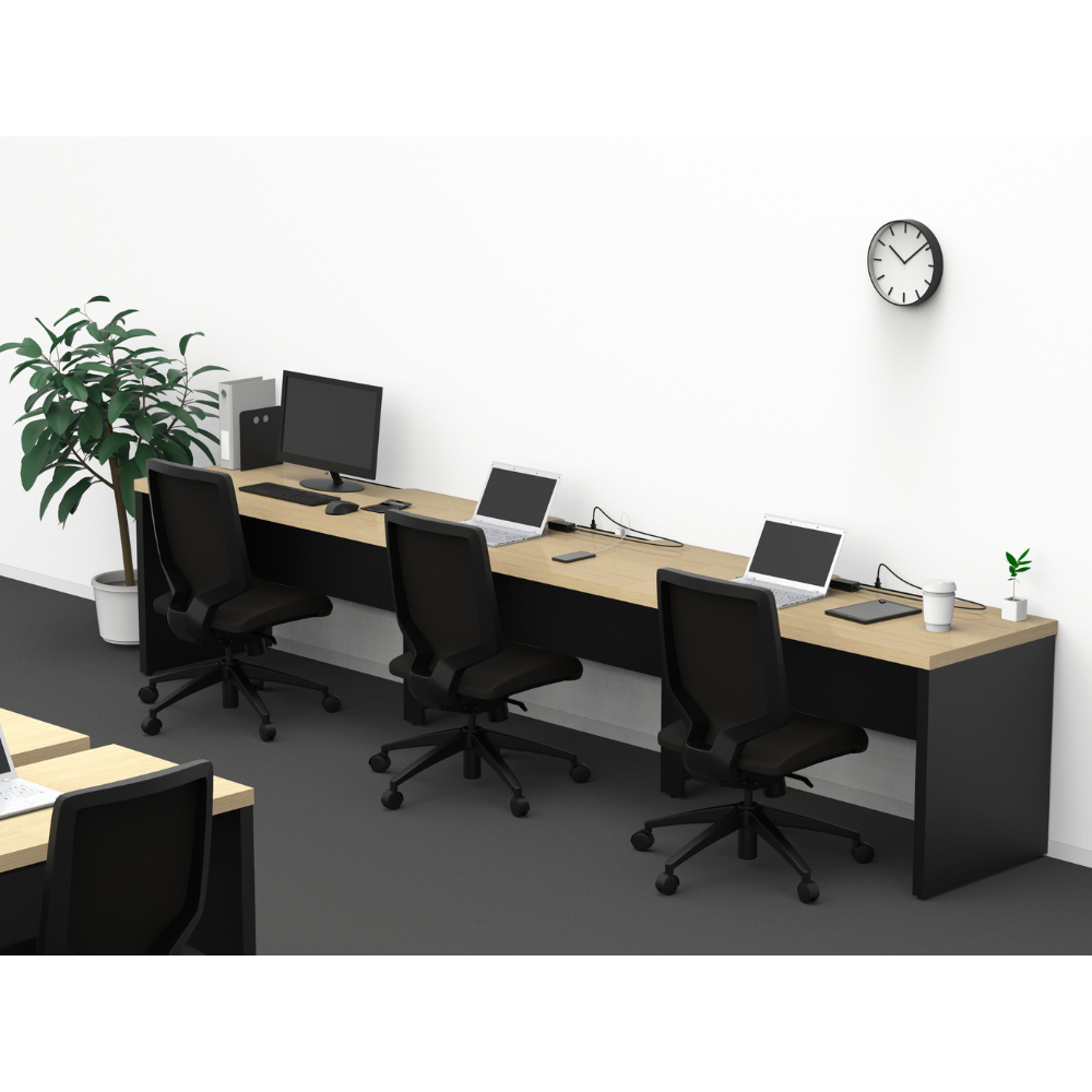 フリーアドレスデスク RYSシリーズ 片面基本セット【奥行600mm】