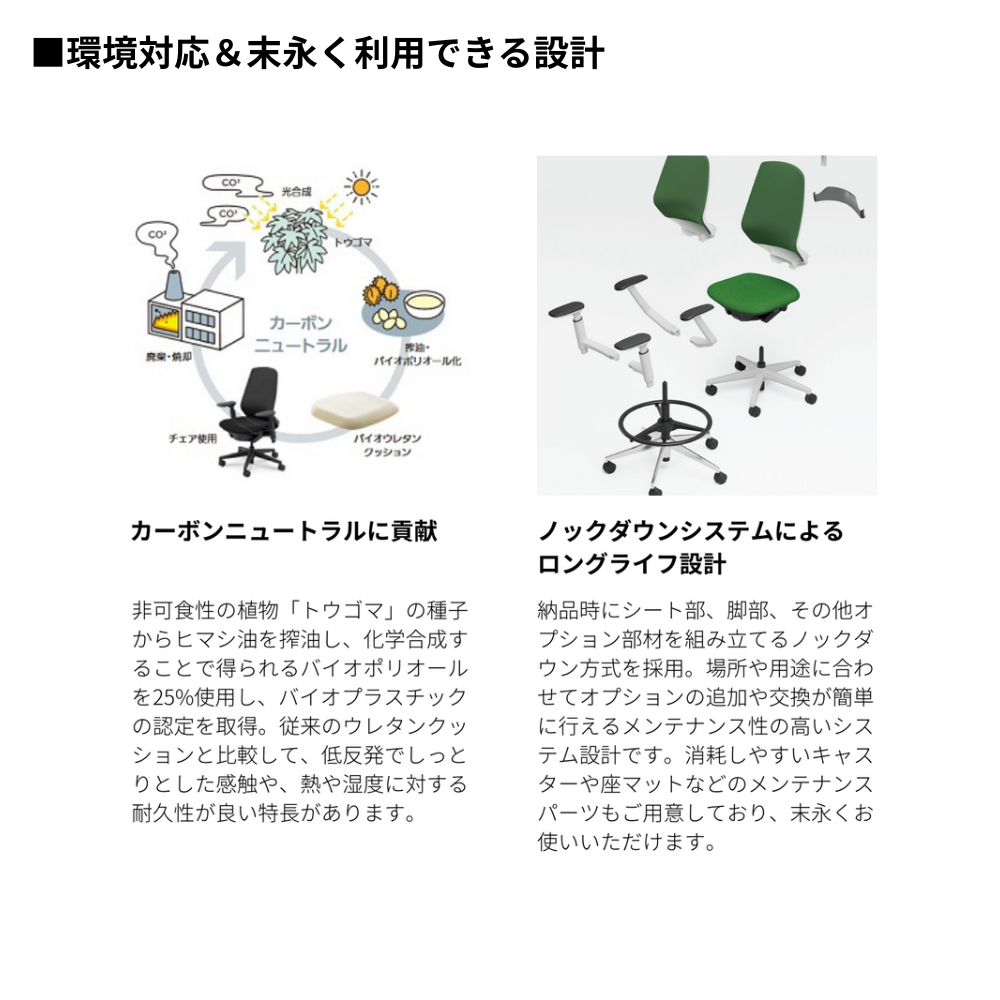 UCHIDA（内田洋行） Nimbus（ニンバス） ハイバック オフィスチェア メッシュ