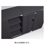 【SFBシリーズ】キャビネット 両開き 高さ1110mm 下置用 アジャスター付