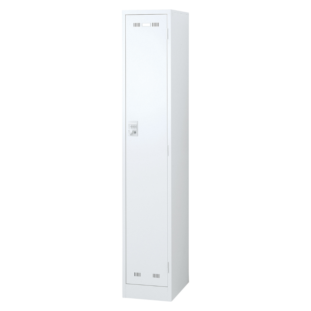 スチールロッカー 1人用小 W317×D515×H1790mm 下置用 ダイヤル錠