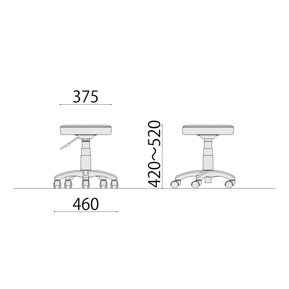 【在庫限り】スツール 布