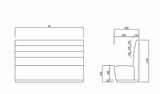 【オフィス空間オリジナル】ハイバックソファ 幅1100mm