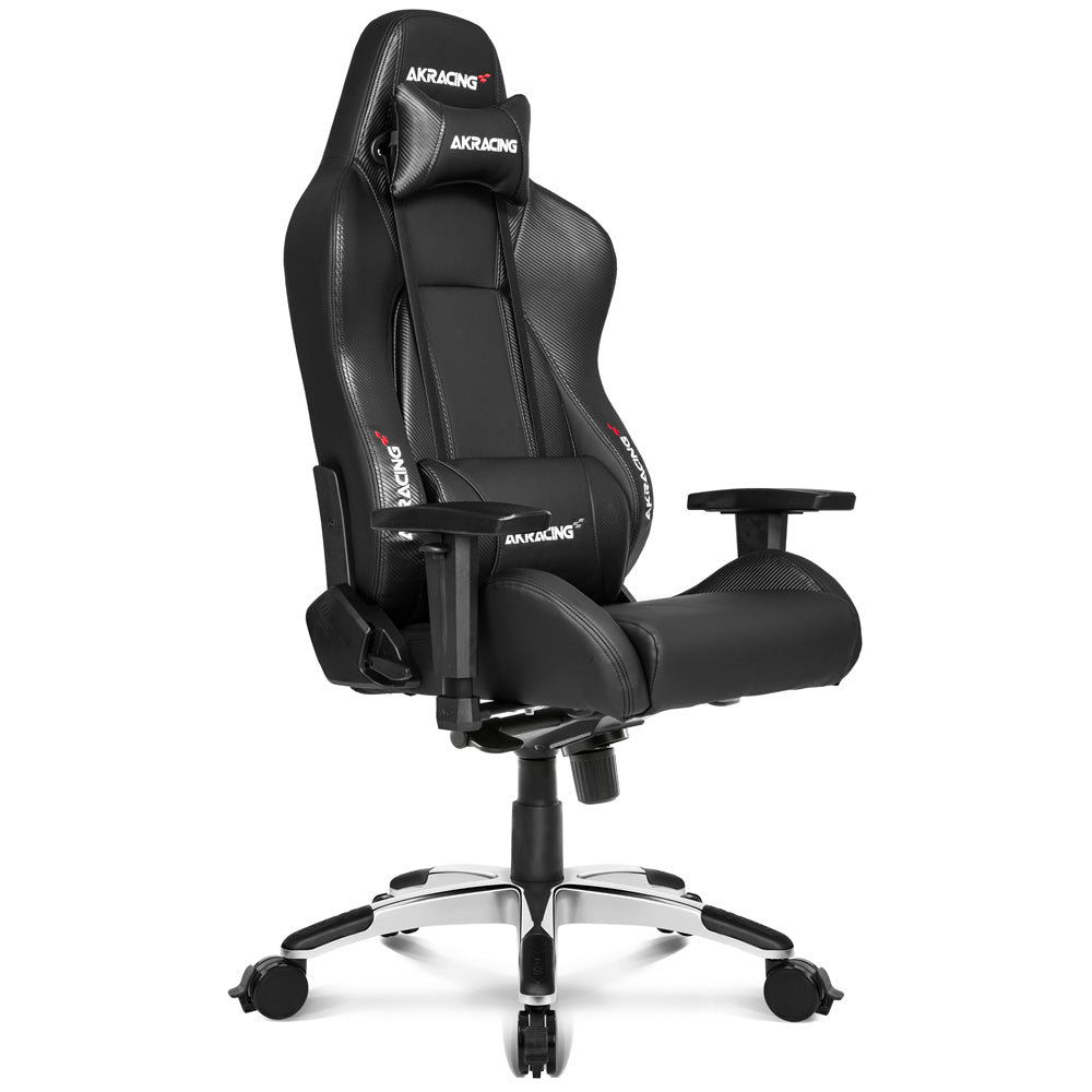 AKRacing Premiumシリーズ ゲーミングチェア オフィスチェア カーボンブラック/レイブン/シルバー AKR-PREMIUM/LOW-CARBON_BLACK