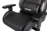 AKRacing Premiumシリーズ ゲーミングチェア オフィスチェア カーボンブラック/レイブン/シルバー AKR-PREMIUM/LOW-CARBON_BLACK