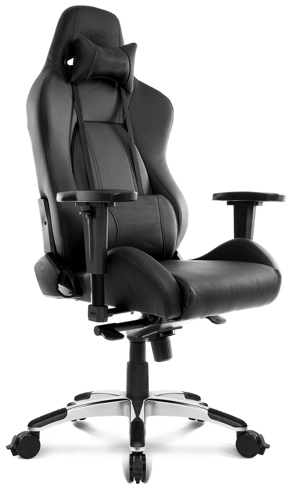 AKRacing Premiumシリーズ ゲーミングチェア オフィスチェア カーボンブラック/レイブン/シルバー AKR-PREMIUM/LOW-CARBON_BLACK