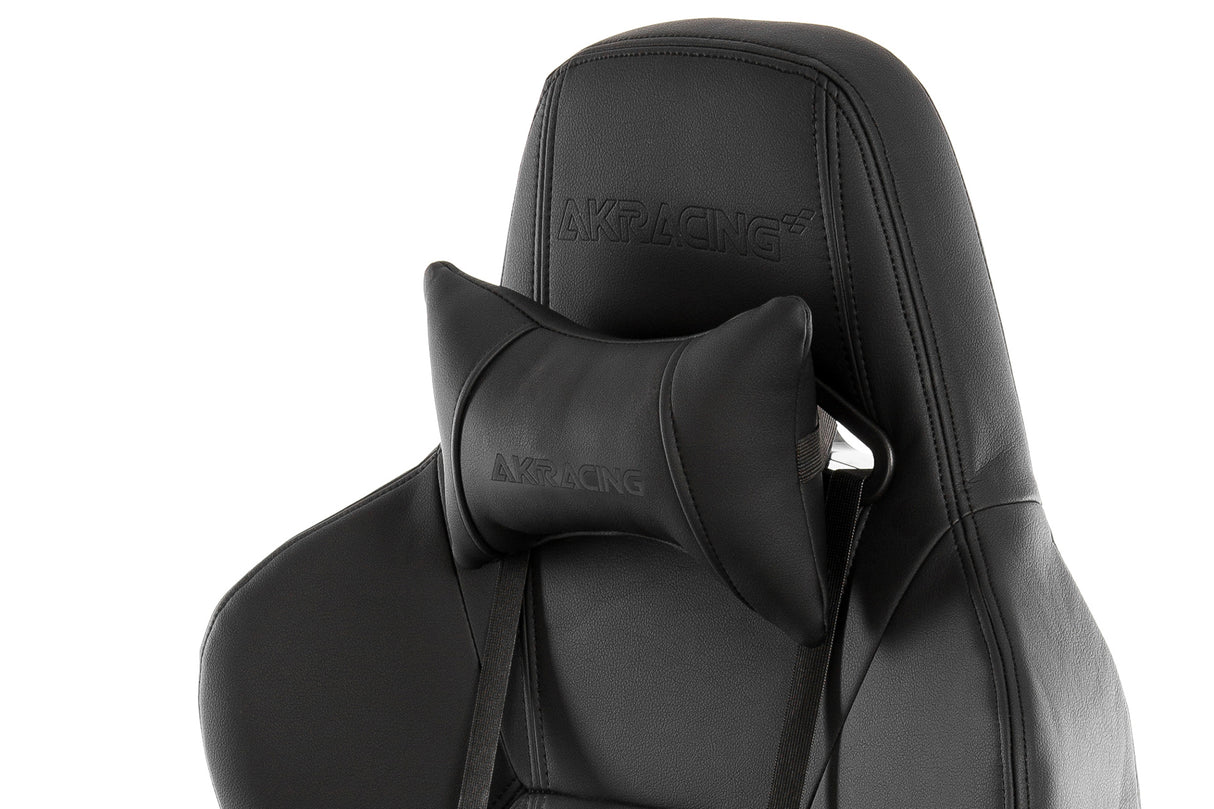 AKRacing Premiumシリーズ ゲーミングチェア オフィスチェア カーボンブラック/レイブン/シルバー AKR-PREMIUM/LOW-CARBON_BLACK