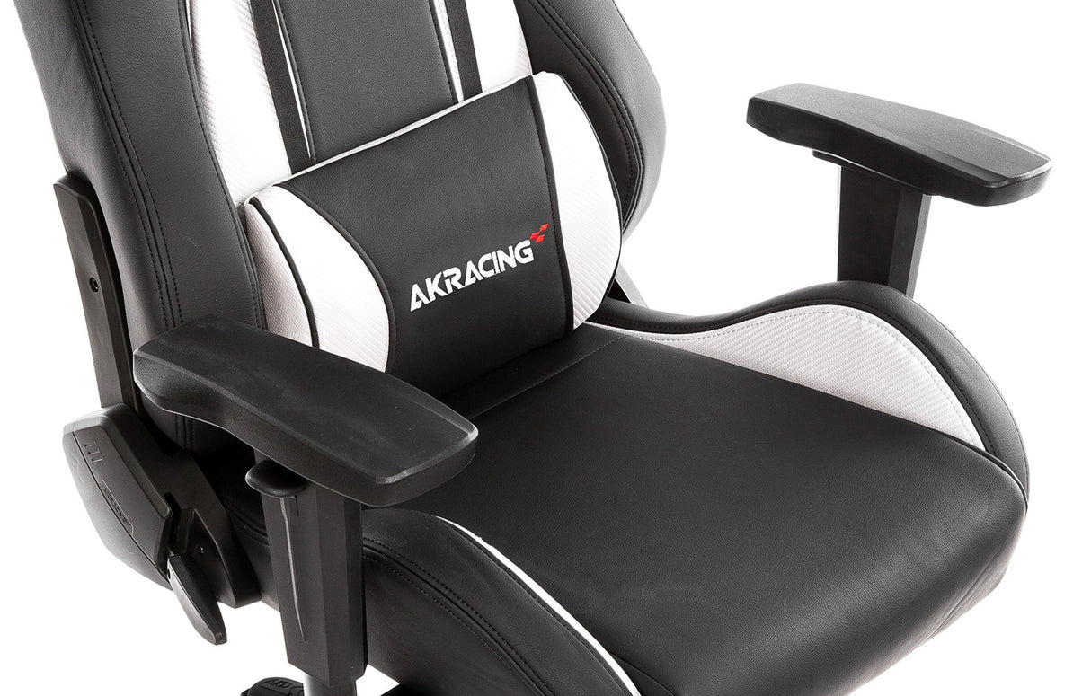 AKRacing Premiumシリーズ ゲーミングチェア オフィスチェア カーボンブラック/レイブン/シルバー AKR-PREMIUM/LOW-CARBON_BLACK
