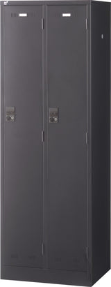 スチールロッカー 2人用 W608×D515×H1790mm 下置用 ダイヤル錠