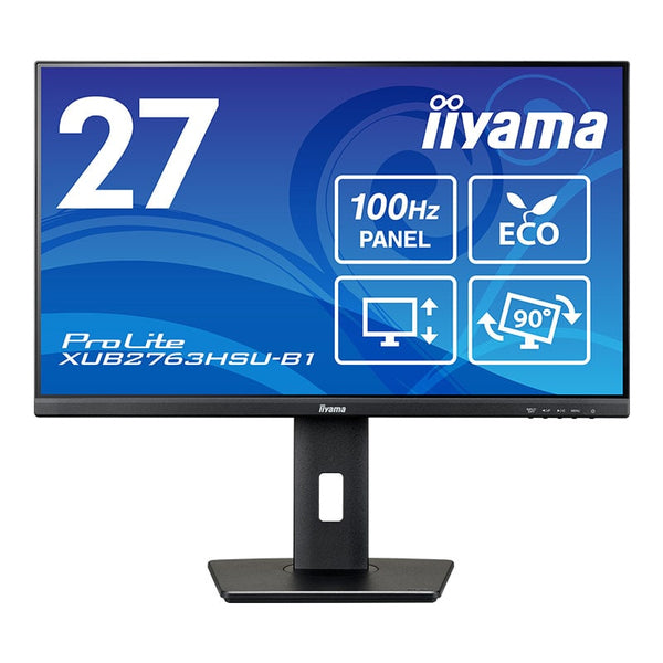 iiyama 27インチ液晶ディスプレイ XB2783HSU-B1 iiyama ディスプレイ 27型 XUB2763HSU-B1 ※法人限定 – オフィス空間Online