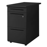 3段脇机 オールロック式 本体:ブラック W400×D700×H700mm