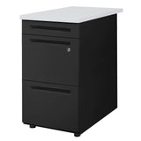3段脇机 オールロック式 本体:ブラック W400×D700×H700mm