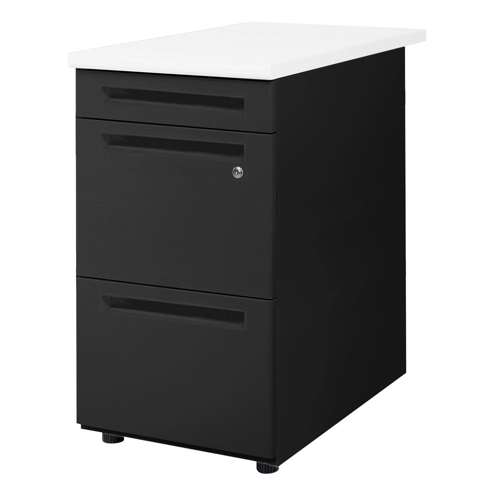 3段脇机 オールロック式 本体:ブラック W400×D700×H700mm