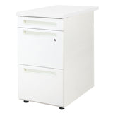 3段脇机 オールロック式 本体:ホワイト W400×D700×H700mm
