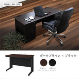 オフィスデスク 平机 引き出し付 本体:ブラック W1000×D700×H700mm