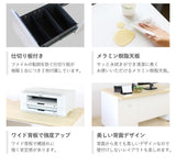 オフィスデスク 片袖机 引き出し付 本体:ホワイト・ニューグレー W1200×D700×H700mm
