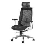 オフィスチェア メッシュチェア 肘付 ヘッドレスト付　