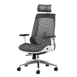 オフィスチェア メッシュチェア 肘付 ヘッドレスト付　