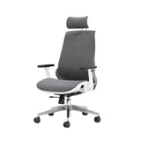 オフィスチェア ファブリックチェア 肘付 ヘッドレスト付
